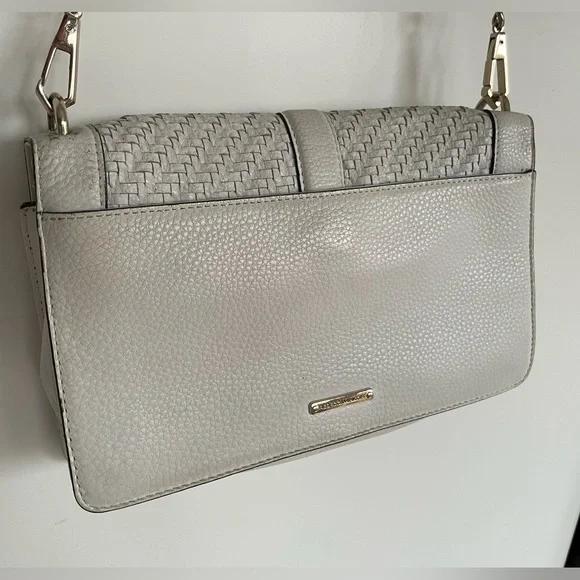 Rebecca Minkoff Woven Leather Crossbody Bag - Picture 2 of 8